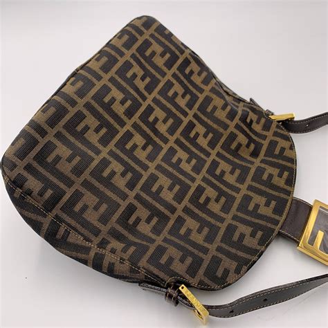 fendi zucca tote discontinued|fendi vintage zucca shoulder bag.